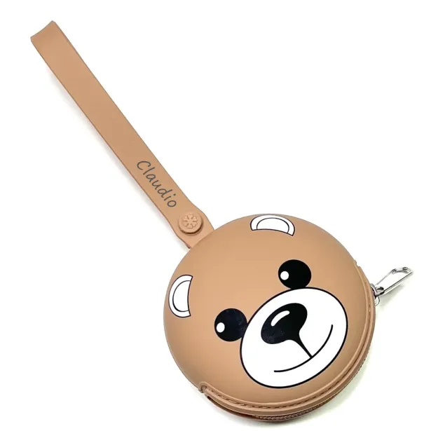 PERSONALIZE Estojo Para Corrente de Chupeta Redondo com IMPRESSÃO