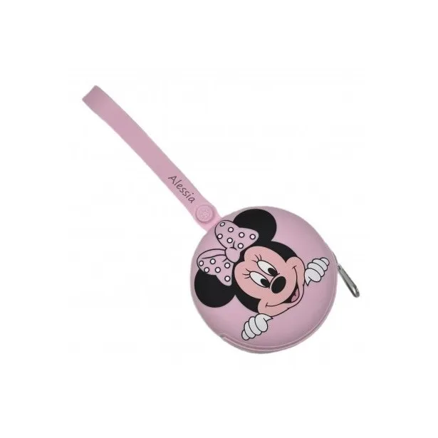 PERSONALIZE Estojo Para Corrente de Chupeta Redondo com IMPRESSÃO