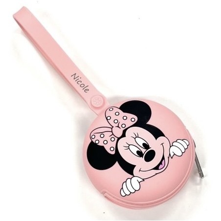 CUSTOMIZE Pacifier Chain Case Round with PRINT