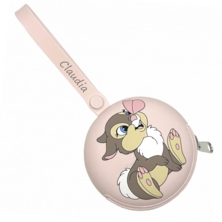 PERSONALIZE Estojo Para Corrente de Chupeta Redondo com IMPRESSÃO