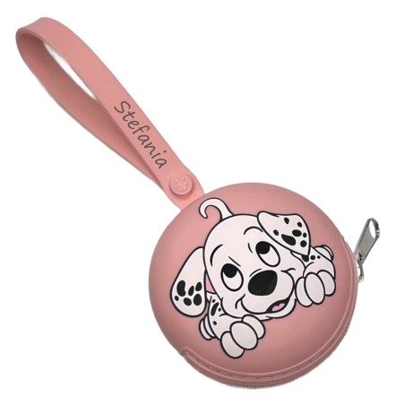 CUSTOMIZE Pacifier Chain Case Round with PRINT