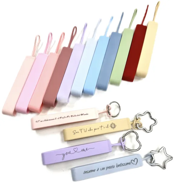 CHAVEIRO DE SILICONE PARA PERSONALIZAR 2 LADOS