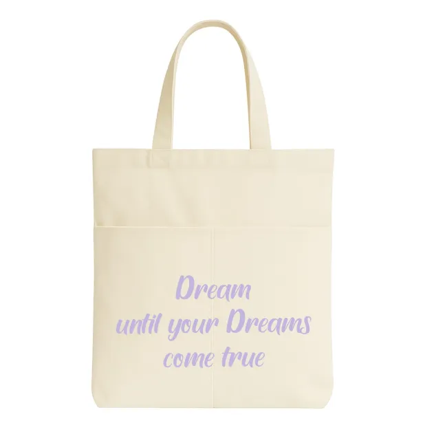 TOTE SAC 2 POCHES PERSONNALISABLE