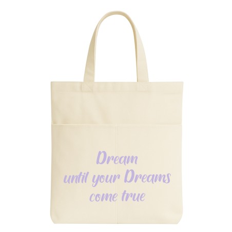 TOTETASCHE MIT 2 TASCHEN PERSONALISIERBARE