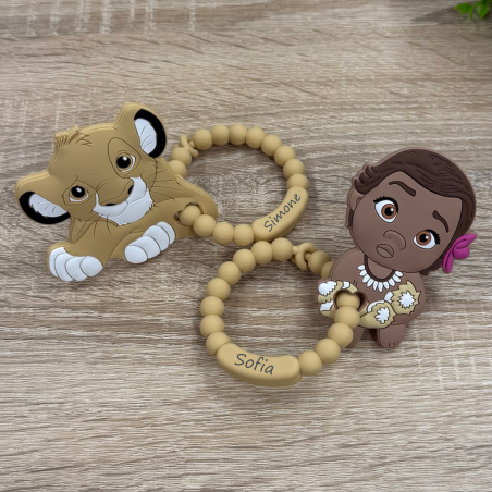 Teething Ring Customized Natural