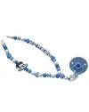Babyjart Dummy Nicklace with name, in silicone, hook / adapter pacifier mam