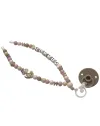 Babyjart Schnullerhalskette mit Name, aus silicone, Haken / Adapter Schnuller Mam