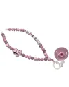 Babyjart Schnullerhalskette mit Name, aus silicone, Haken / Adapter Schnuller Mam