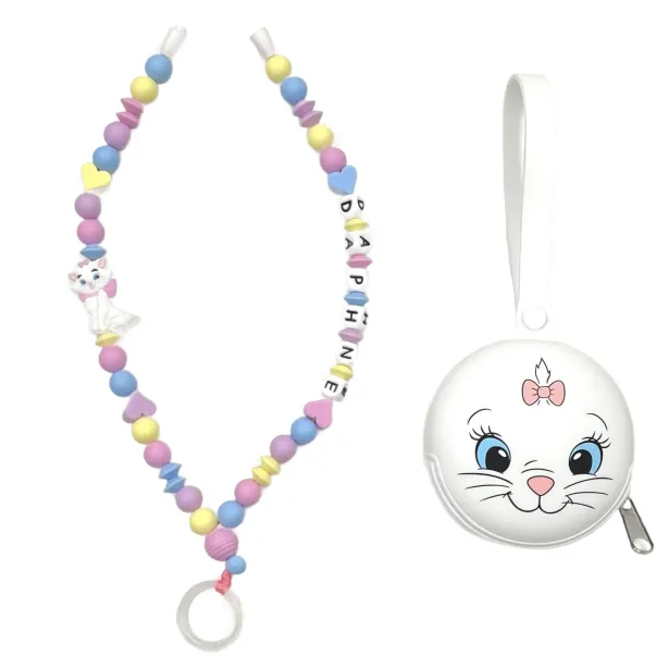 Babyjart Collar Porta Chupete con Nombre, silicona, gancho/adaptador para chupete de madre
