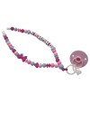 Babyjart Collar Porta Chupete con Nombre, silicona, gancho/adaptador para chupete de madre