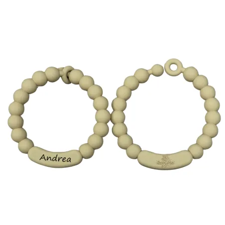 Bubble Teething Ring Personalised with Name | BabyJart