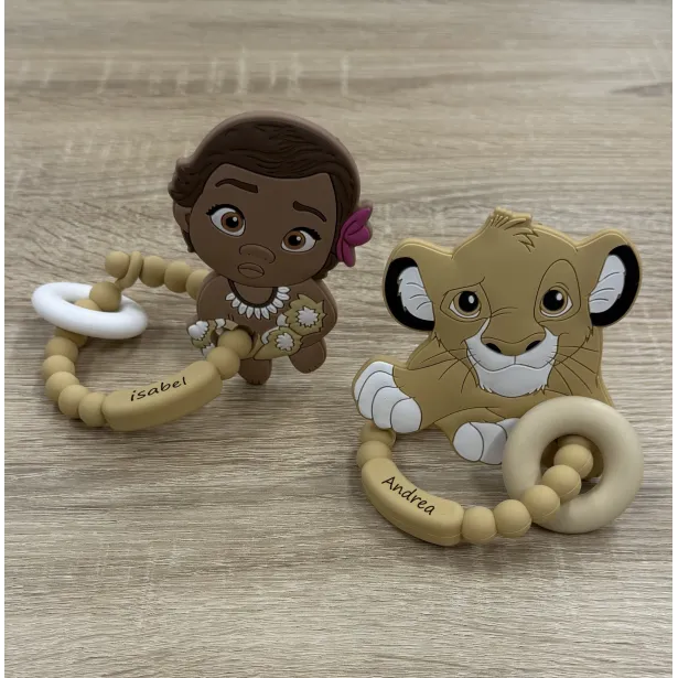 Bubble Teething Ring Personalised with Name | BabyJart