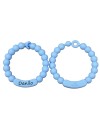Teething Ring Customized Pastel Blue