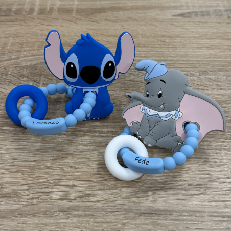 Teething Ring Customized Pastel Blue