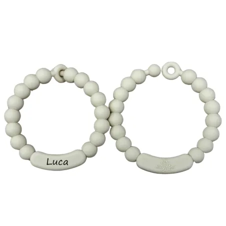 Bubble Teething Ring Personalised with Name | BabyJart