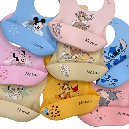 PERSONALIZA Babero de silicona