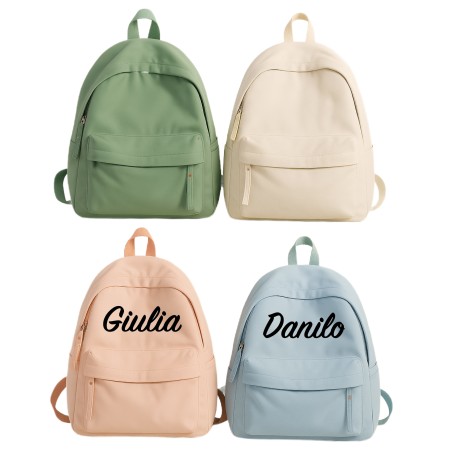SAC À DOS D'ÉCOLE PERSONNALISABLE
