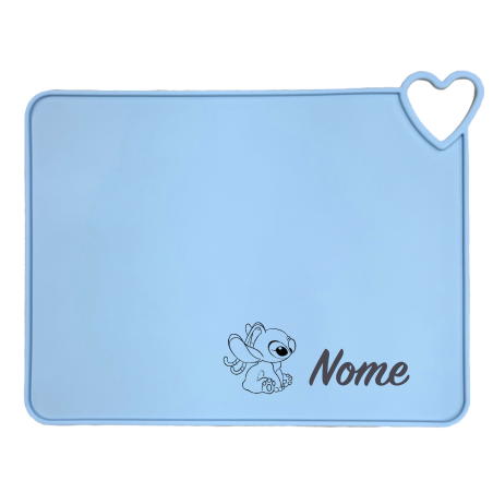 Set de table en silicone avec Cœur