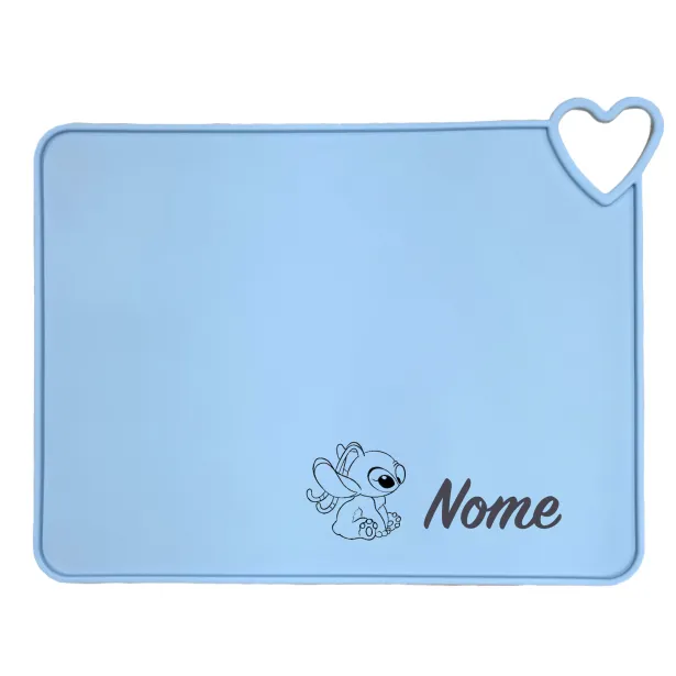 Placemat in silicone with Heart