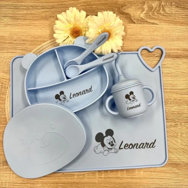 Tischset aus Silikon mit Herz