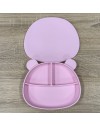Personalized Silicone Bear Plate | Baby Feeding Dish