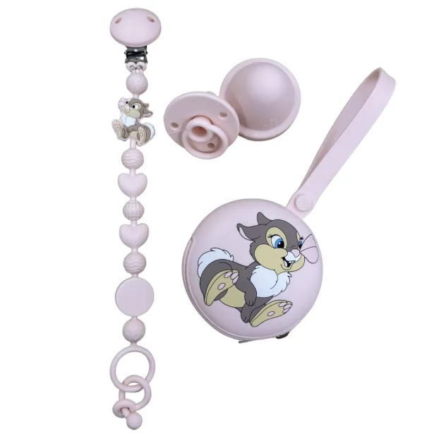 Personalisierte Silikon Schnullerkette BUBBLE CHARM | BabyJart