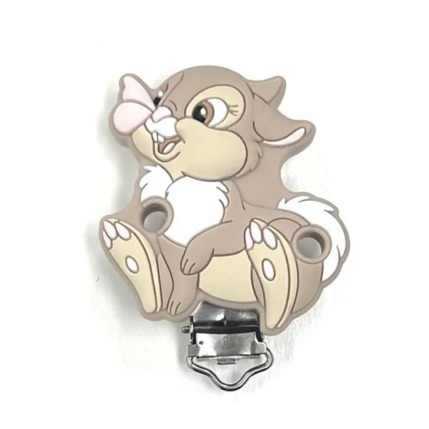 Catenella Portaciuccio BUBBLE CHARM in Silicone Personalizzata