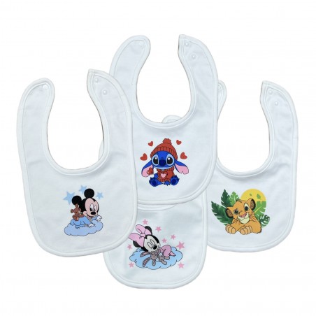 Personalized Cotton Baby Bib | With Full-Color Image