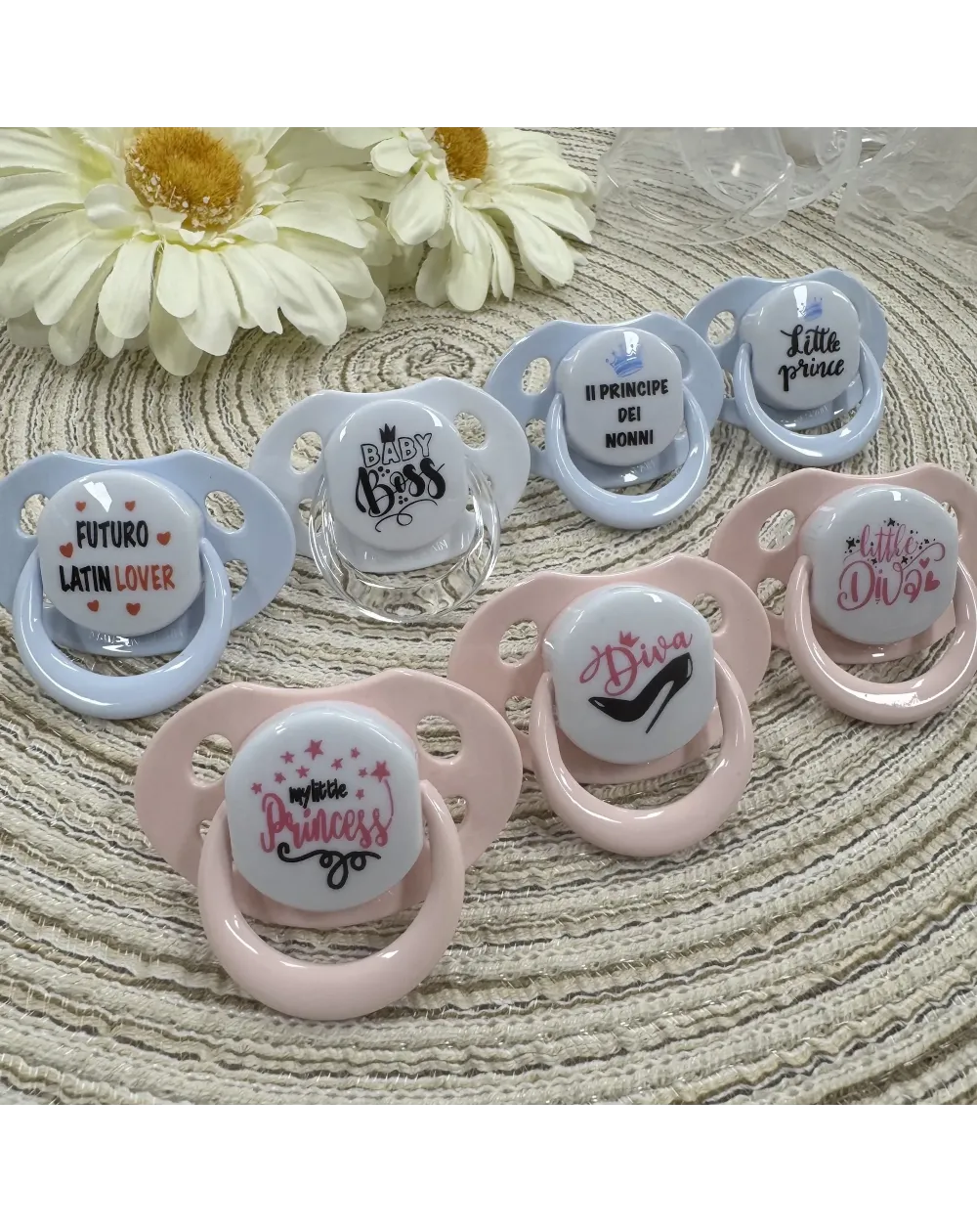 Chupete Personalizado con Frases | Nombre y Mensaje Grabado