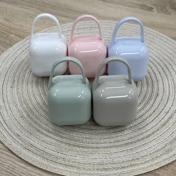 Étui Rigide pour Tétine en Plastique Personnalisable | Nom & Image