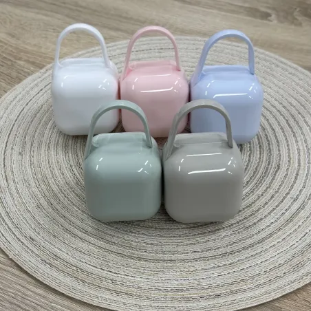 Astuccio Rigido in Plastica per Ciuccio Personalizzato | Nome e Immagi