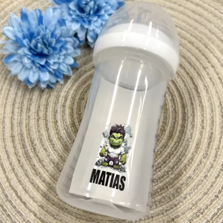 Personalized Baby Bottle with Name – BPA Free Anti-Colic Silicone 150m