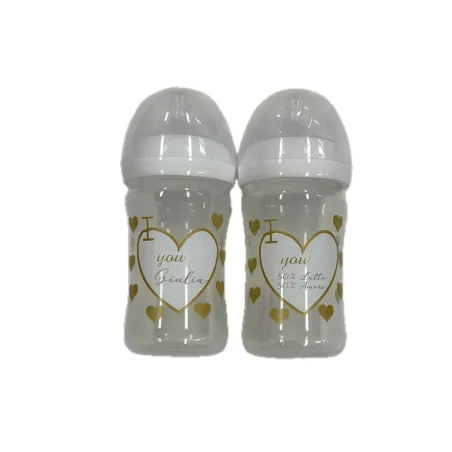 Biberão Personalizado com Nome – Silicone Alimentar Anticólicas 150ml