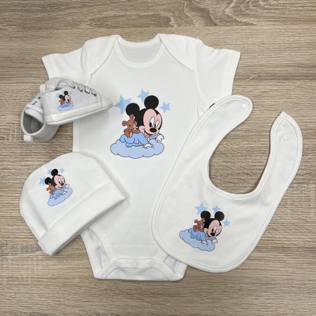 Personalized cotton bib with name and image | BABYJART