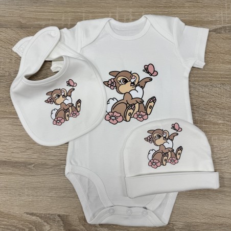 Personalized cotton bib with name and image | BABYJART