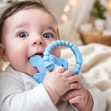 Bubble Beißring mit Namen personalisiert | BabyJart