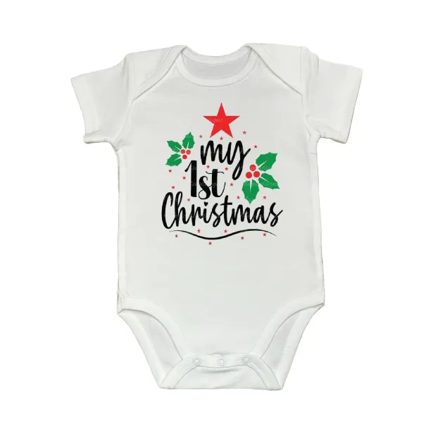 Body de Noël Personnalisé | Cadeau Bébé avec Impression