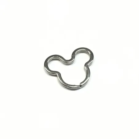 Steel Key Rings | Round, Heart, Star and Flower Shapes