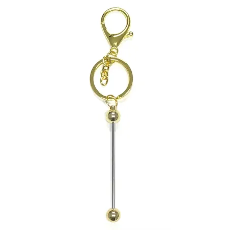 Argola para Porta-Chaves com Haste Longa 9 cm para Contas