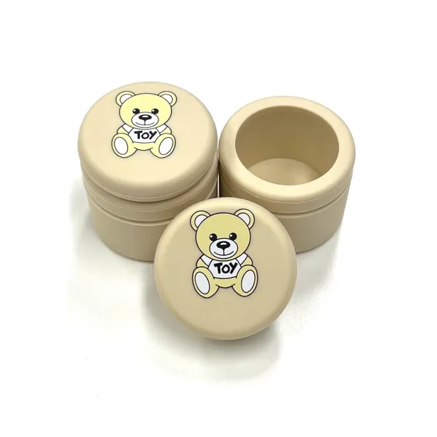 Caixa para dentes de leite personalizada em silicone com nome