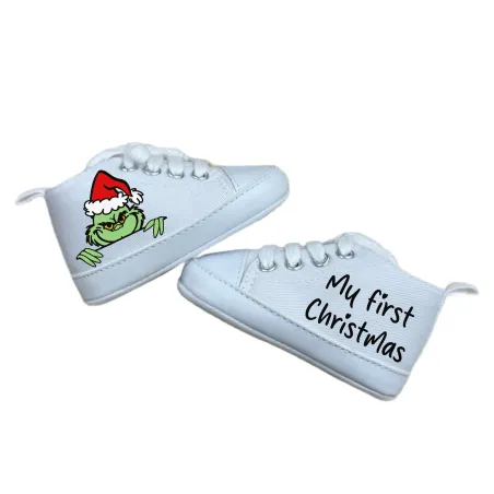 Personalisierte Babyschuhe mit Namen – Weihnachtsgeschenk