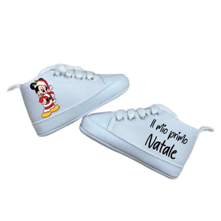 Scarpe Neonato Personalizzate con Nome – Regalo Natale