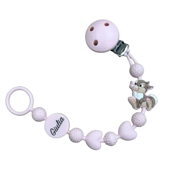 Corrente de Chupeta BUBBLE CHARM de Silicone Personalizada