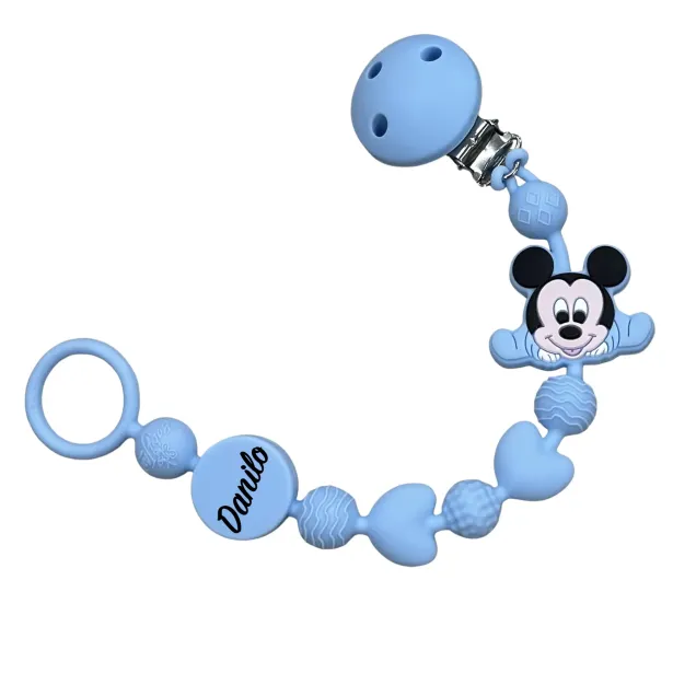 Personalisierte Silikon Schnullerkette BUBBLE CHARM | BabyJart