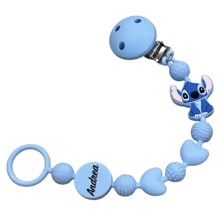 Catenella Portaciuccio BUBBLE CHARM in Silicone Personalizzata 2