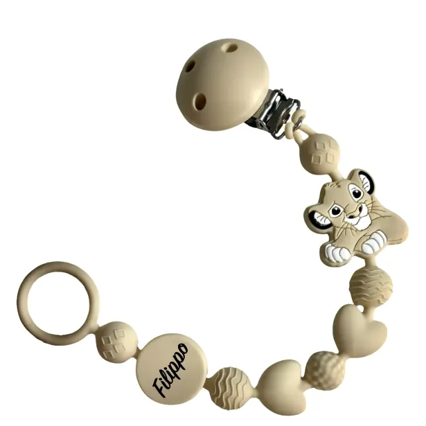 Cadena para Chupete BUBBLE CHARM de Silicona Personalizada | BabyJart