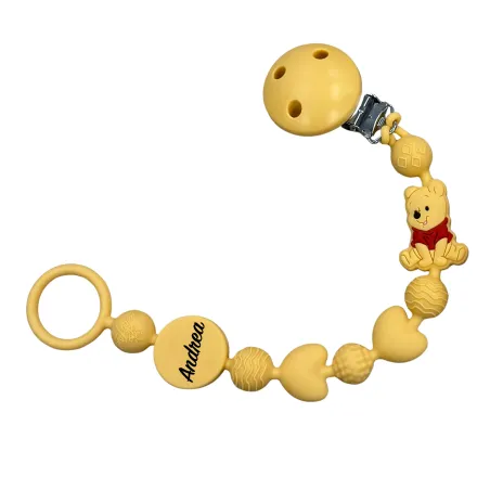 Catenella Portaciuccio BUBBLE CHARM in Silicone Personalizzata