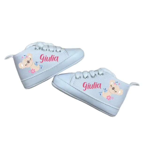 Personalized Baby Booties with Name and Color Image – Baby Gift