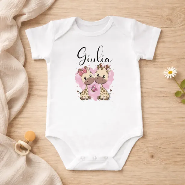 Body de Algodón Personalizado con Nombre | Regalo para Bebé