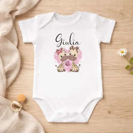 Body Neonato in Cotone Personalizzato con Nome | Regalo Nascita